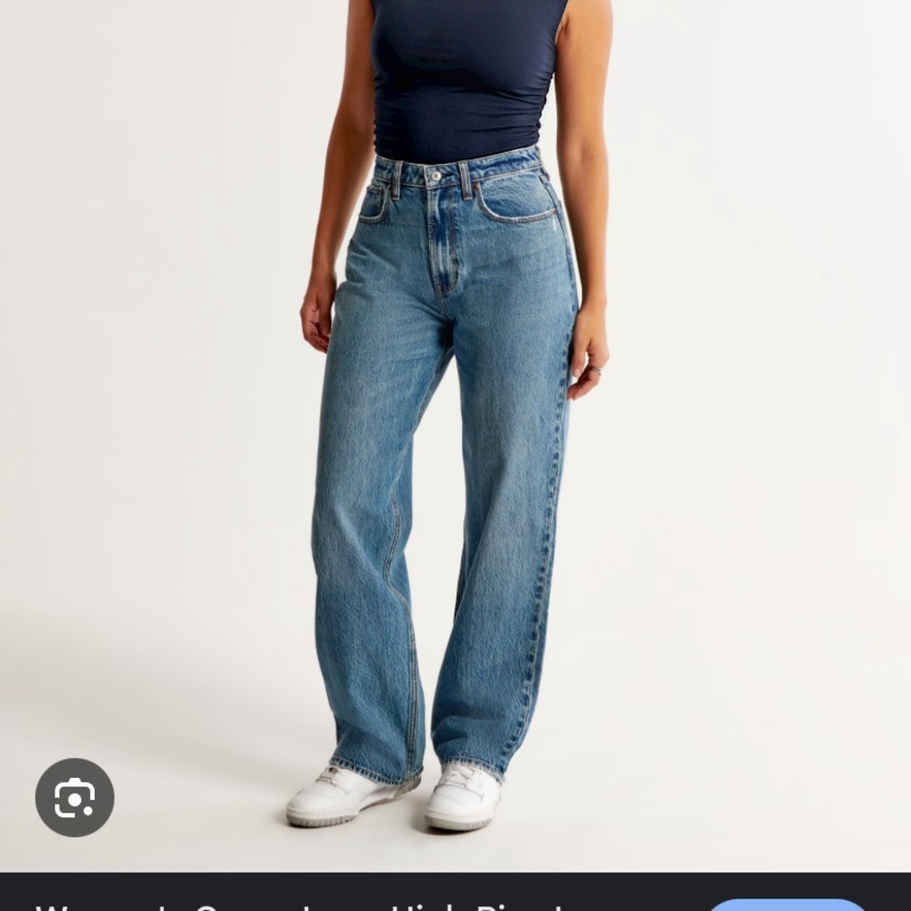 Abercrombie&Fitch Curve Love High Rise Loose Jean